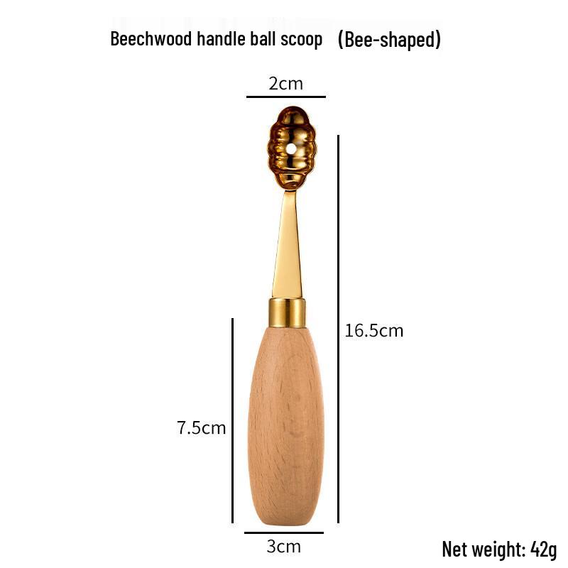 Набор инструментов для фруктов ZISIZ из нержавеющей стали 304 с ручкой из бука