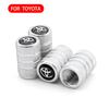 Car Valve Cap Decorative Dustproof Tire Valve Stem Caps For Toyota RAV4 Corolla Camry Frontier Supra C-HR Hilux Tacoma Prado