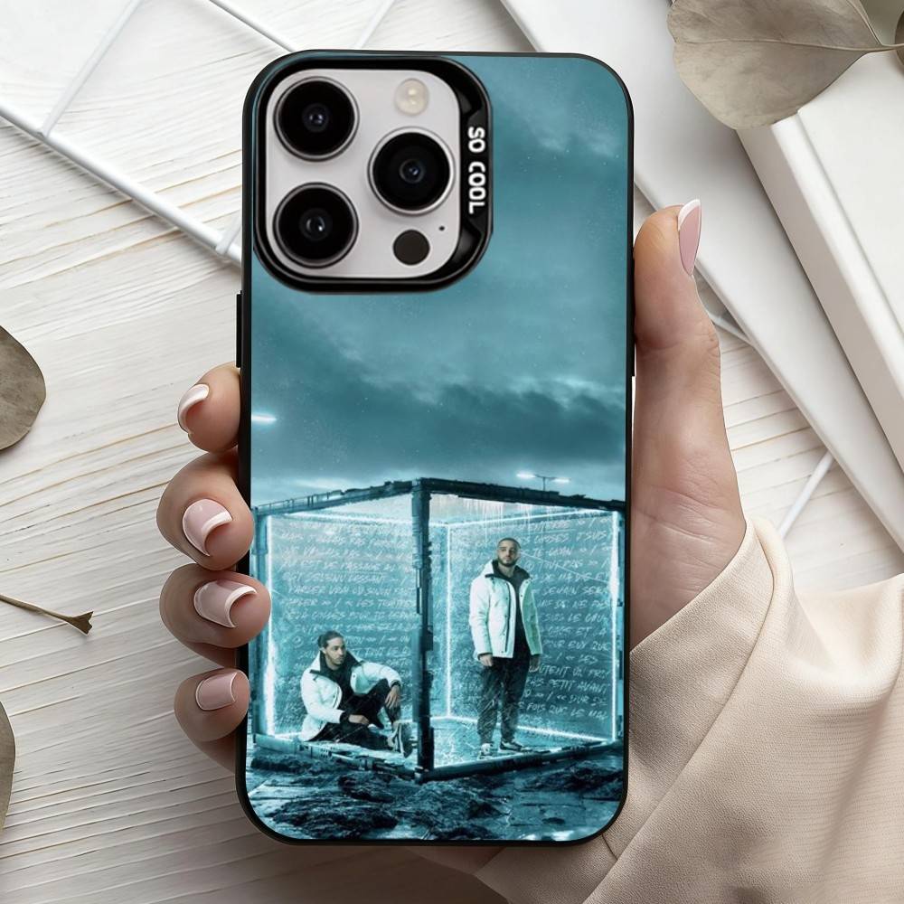 D-Djadja Dinaz O-On S Promet Phone Case For iPhone17,16,15,14,13,12,11 Plus,Pro Max Black Candy Silver Phone Case
