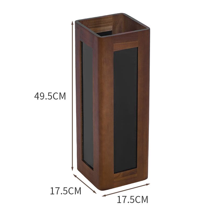 Wood Umbrella Holder Umbrella Stand with Removable Drip Tray Modern Umbrellas Storage Boxes Room Space Saving Umbrellas Rack