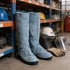 Heat Resistant Industrial Leather Welding Spats Foot Shield Guards Covers For Maximumly Safety In High Risk Areas 2 Pack