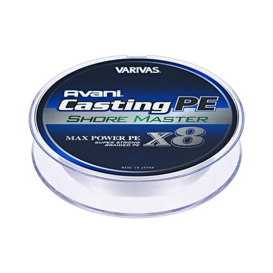 VARIVAS PE Line Avani Casting PE Max Power X8 Shoremaster 200m 8 pieces White