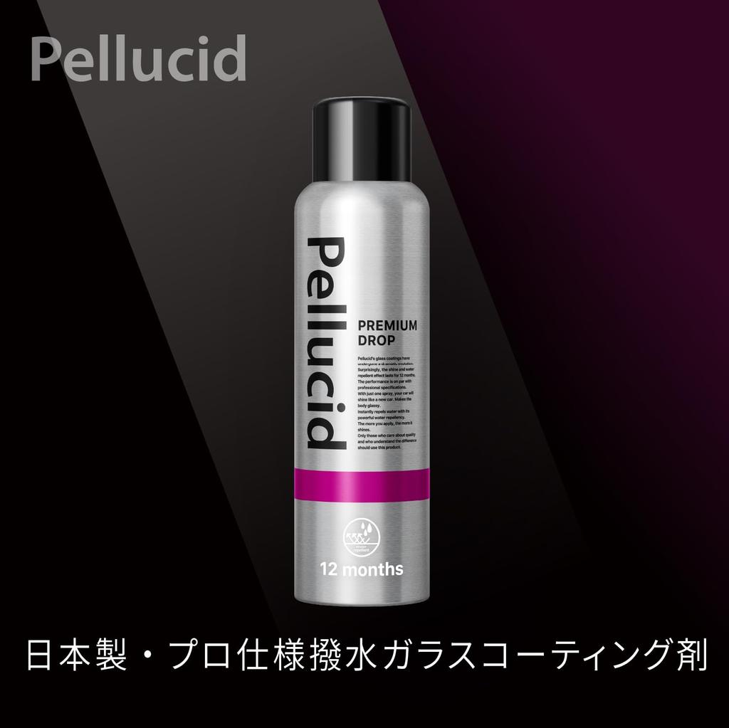 Pellucid Premium Drop 180 Car Wash Professional Highly Glass Lasts for Approximately 1 Silane Curing PCD-900 Chemical, Grade, Water-Repellent Coating,