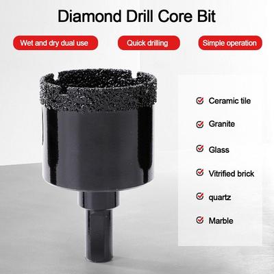 Broca de diamante para abrir agujeros en mármol, granito, ladrillo, baldosa, cerámica y hormigón (6-25 mm).