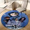 1pc Coraline (5) Design Printed Area Round Carpet for Bedroom Living Room Home Decor Rugs Mat Non Slip Mat Rug for Bedside