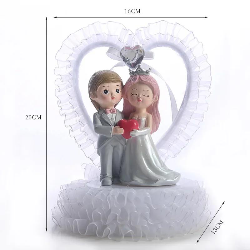 Kawaii Flatback Decoration for Valentine's Day, Girlfriend Birthday, Wedding, Baking Cake