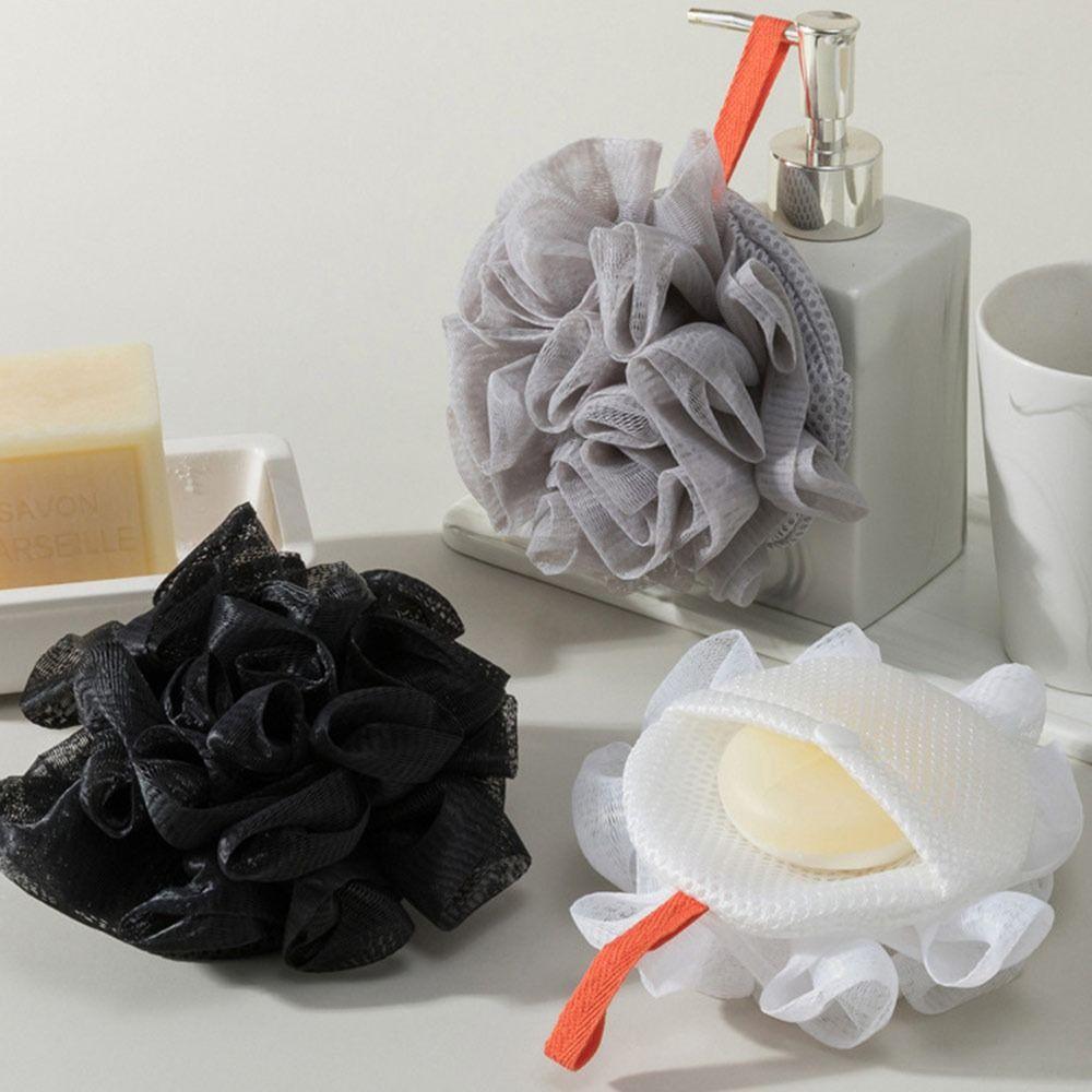 Exfoliating 2in1 Foaming Net Soap Bag Bath Foaming Bathing Bubble Maker for Men Women