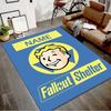 Custom NUKA-BOMBS Fallout Mat Personalized Name, Polyester Washable Indoor Entryway Rug, Gift for Christmas, Easter, Thanksgiving Day