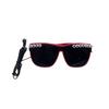 Lunettes LED Carrées Lunettes Cœur Lumineux Lunettes de Soleil Lumineuses Décoratives Fête