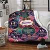14Th Birthday Celebration Personalized Name Flannel Blankets Are Versatile Serving As Bed Blankets Office Shawls And For Home And Outdoor Camping