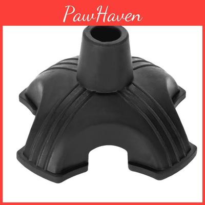 Cane Self Tip Standing Rubber Four Base Support Anti Skid Walking Cane Pad 19mm