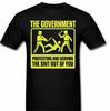 Protecting and Serving the Sht Out of You T Shirt Tee Protest Anarchist Anti