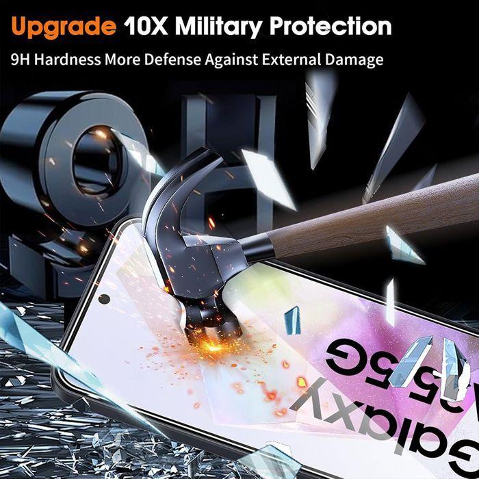 Film de protection - Samsung - Galaxy A35 5G - 2 verres trempés - Résistance 9H - Transparent