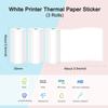 HD Mini Thermal Paper 56mm Width Labels  Sticker Colors Transparent Photo Papers For PeriPage Paperang Cute Portable Printer