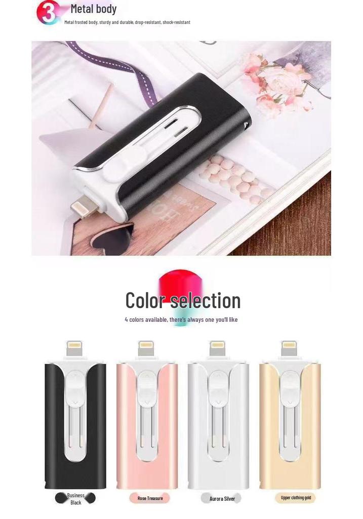 Multifunctional 4-in-1 OTG USB Flash Drive for Apple Phones - Available In 64GB & 32GB