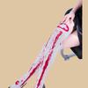 Women's Halloween Themed Long Socks Fashionable Design Elastic Waist Soft Polyester Daily Wear