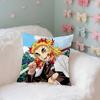 Cool K-Kyoujurou Rengoku Case Plush Fabric Soft Pillowcase Double Sided Print Cushion Cover Household Gifts