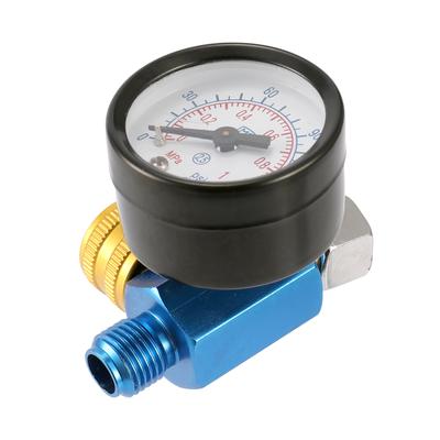 Air Pressure Regulator Paint Airbrush Spray Machine Adjustment Gauge Pressure Regulating Valve