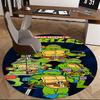 Teenage Mutant Ninja Turtles,TMNT Chair Mat Round Rug Office Carpet, Non Slip, Suitable for Living Rooms, Bedrooms,Decor1205749a