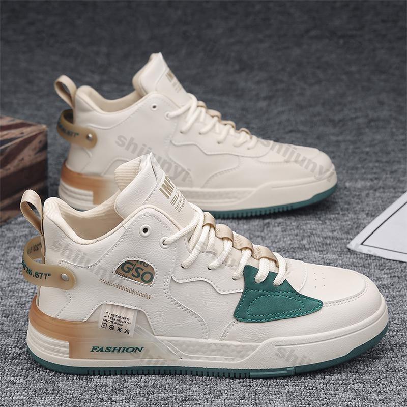 Men Casual Sneakers Light Walking Tennis Shoes for Men New Fashion Outdoor Thick Non-slip Platform Sports Board Shoes Zapatillas