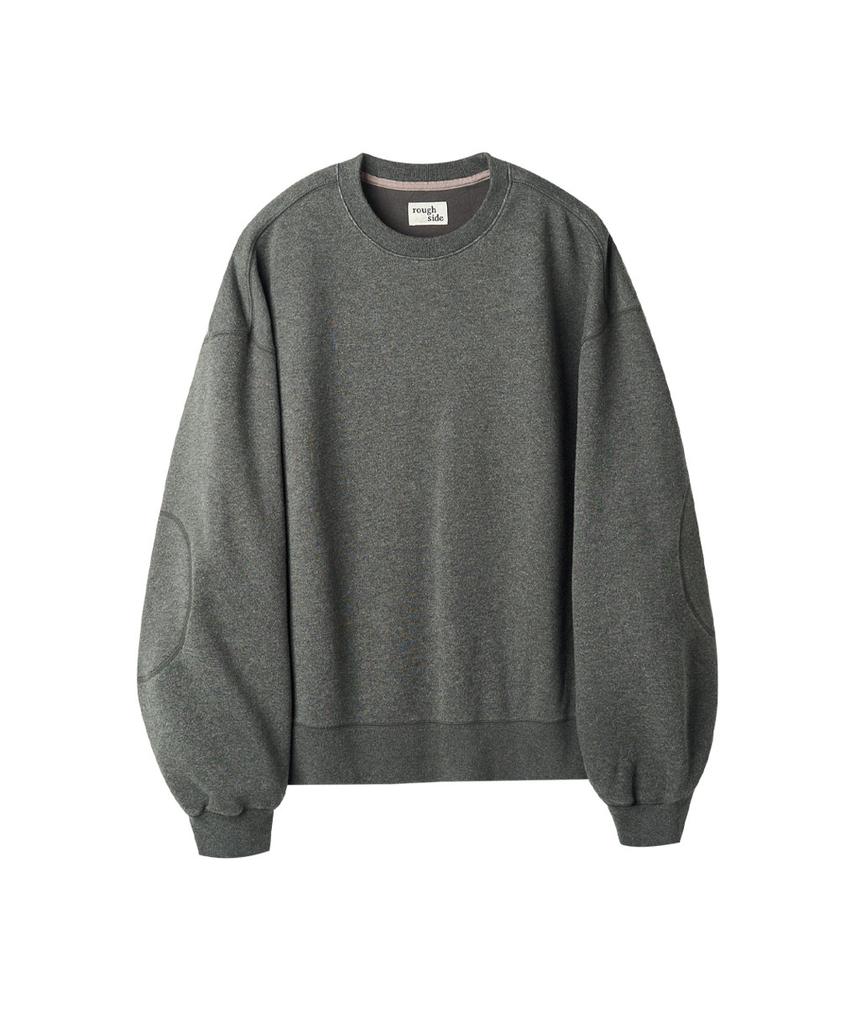 Leopeusaideu Oversized Sweat Shirt M.Charcoal