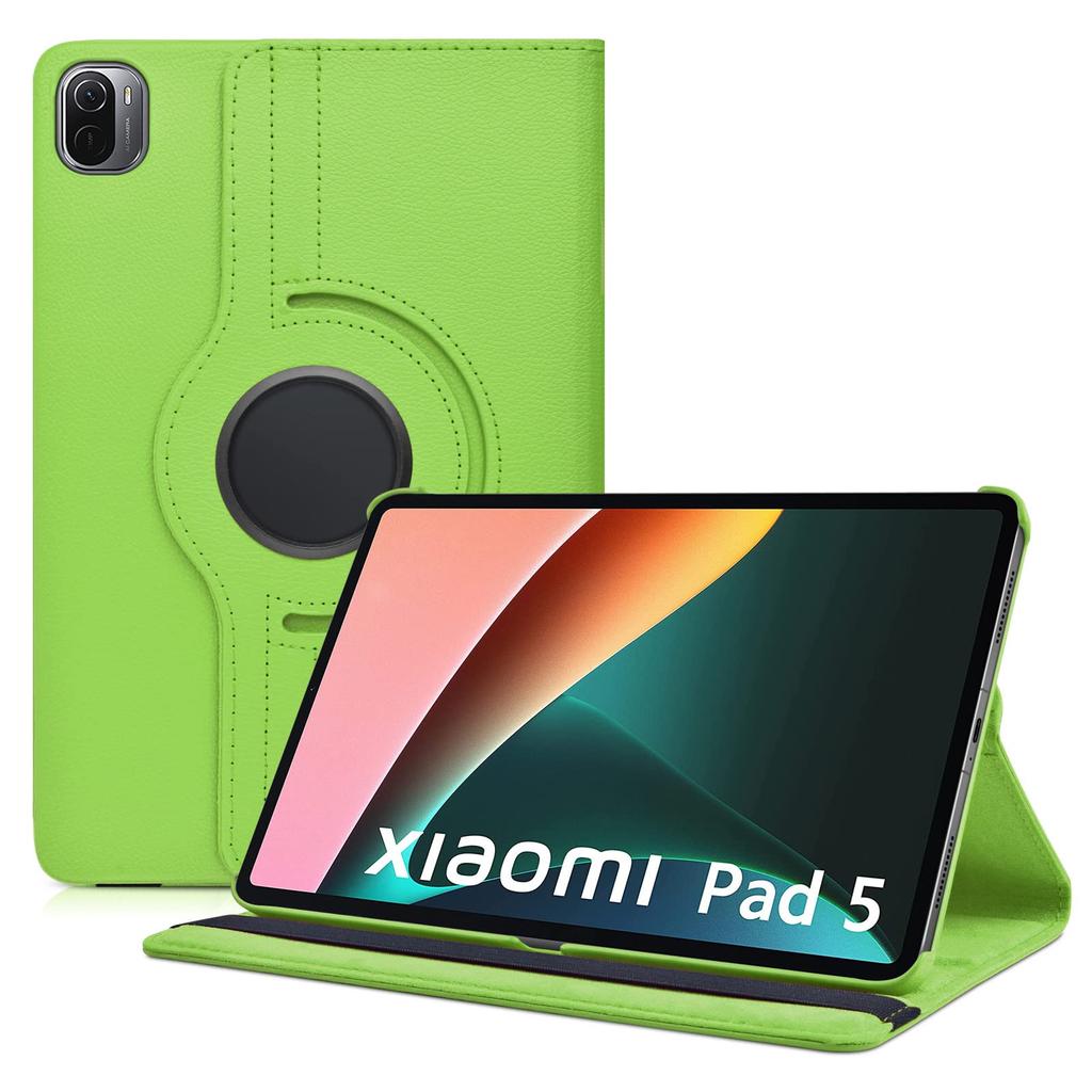 Case for Xiaomi Pad 5/Mi Pad 5 Pro 11" Tablet 2021 Leather Protective Case with Sleep/Wake Function and 360 Rotating Stand Case