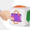 3D Stereoscopic Sensory Hexahedron Geometry Multi-faceted Fingertip Roller Sensory Cube  Kids Toy
