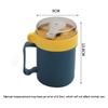 Creative Portable Lunch Box Microwave Soup Cup WIth Spoon Breakfast Milk Salad Yogurt Bottle Snack Box Food Storage Container