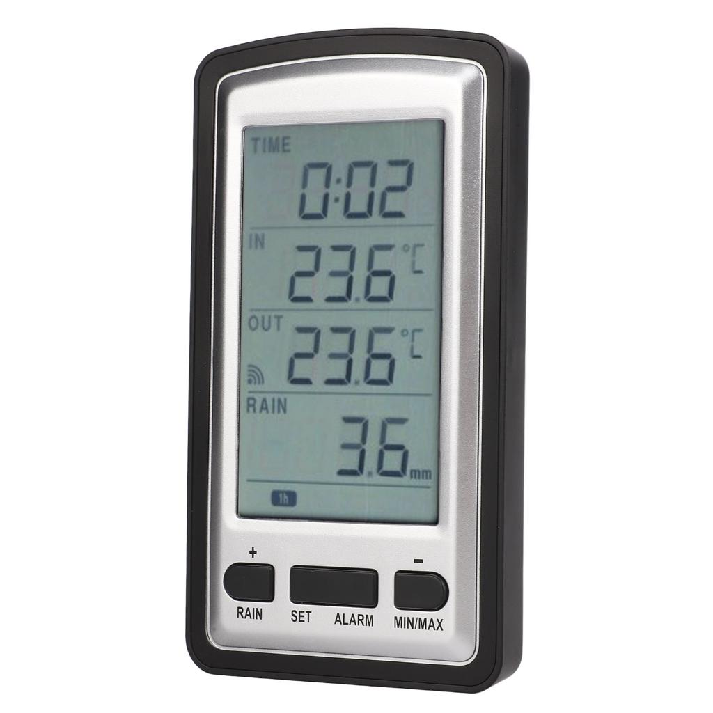 Digitální bezdrátový srážkoměr Domácí RCC přenos Záznamník teploty s přijímačem pro