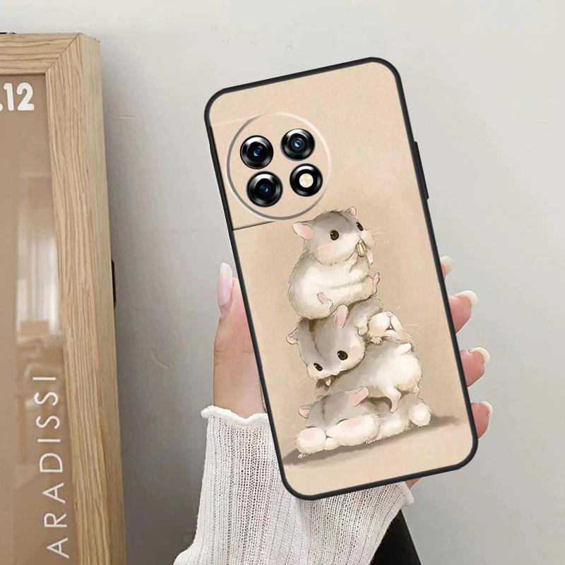 Hamsters Case For OnePlus Nord 5 CE 4 3 2 Lite N20 N30 OnePlus 15 13 12 R 10T 13T 10R 8T 9 10 11 Cover