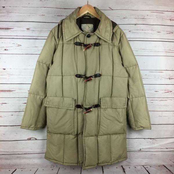 

Винтажное канадское пальто-дафлкот 80-90-х годов The Canadian Duffle, верхняя одежда, толстая куртка на пуху, M-L, бежевый