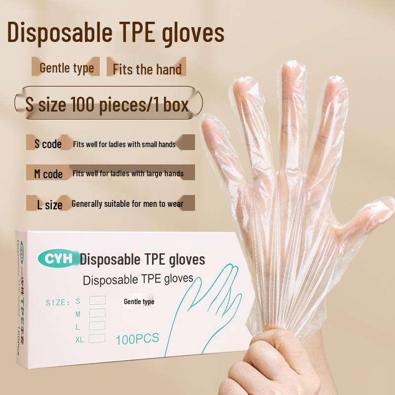 Food Grade Thickened PVC Disposable Baking Gloves