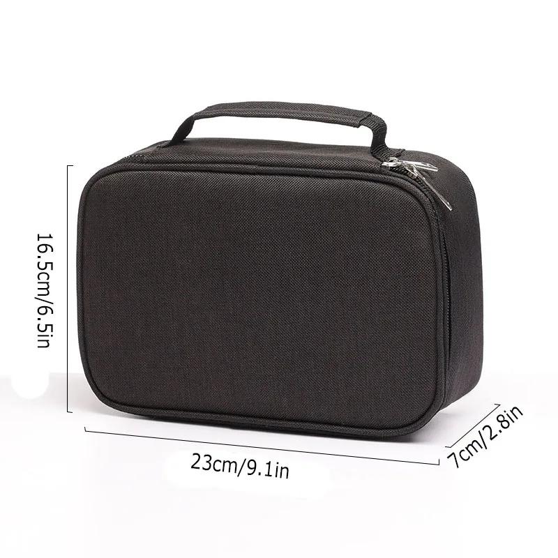 72 Holes Colored Lead Pencils Storage Bag Black Red Colors Large Capacity Case Box Holder School Supplies Stationery Student