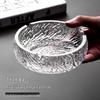 Elegant Glass Ashtray: High-Capacity, Stain-Resistant, Fashionable Design for Home or Office