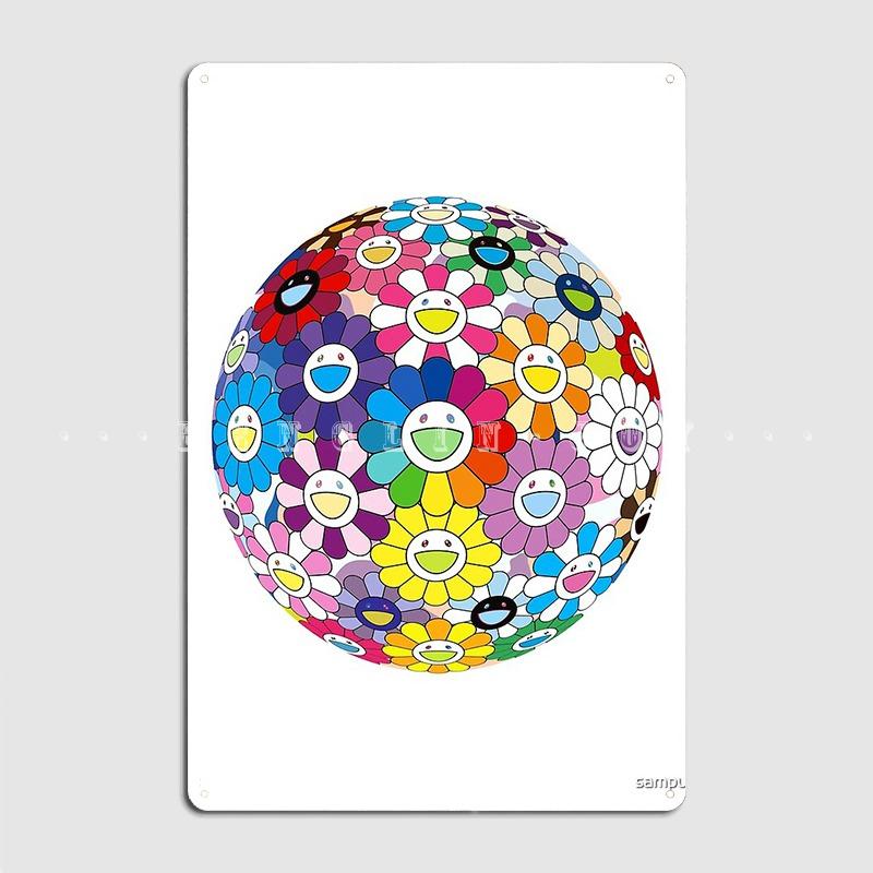 Flowerball Metal Sign Pub Living Room Custom Wall Decor Tin Sign Poster