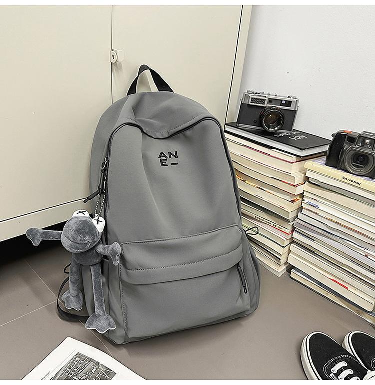 Schoolbag Korean ins new high-value fresh macaron backpack couple lightweight travel large-capacity backpack
