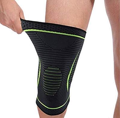 FIYA Nylon Knee Support, Knee Caps, Knee Brace For Knee Pain Relief Products, Knee Pad Leg Sleeves, Gym Squats Knee Belt Knee Support For Men and