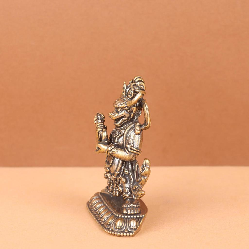 Brass Bull Demon King Figurine for Home Decoration - Creative Handicraft Ornament