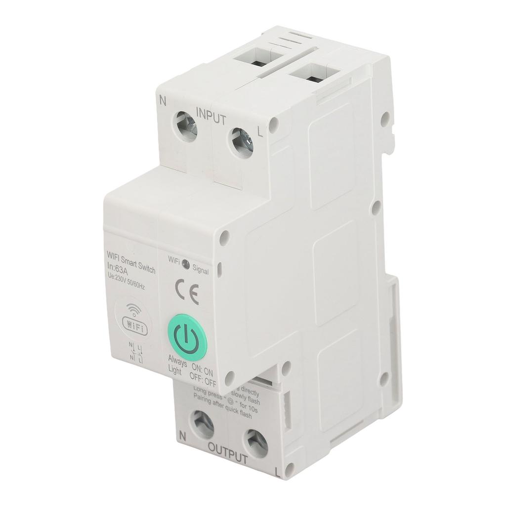 Smart Metering Leckageschalter Fernbedienung Sensibel 63A 2P Elektrische Überwachung Schutzschalter AC230V