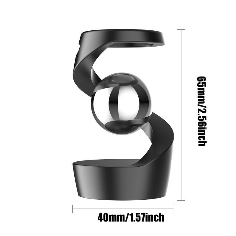Metal Decompression Visual Levitating Gyroscope, Desktop Rotating Ornament, Stress-relieving Visual Relaxation Decompression Toy