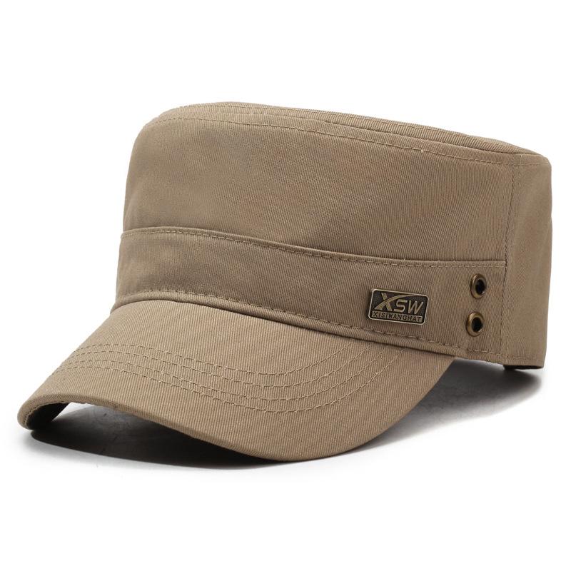 Men's Flat Top Cap Outdoor Fishing Cap Spring Autumn Cap