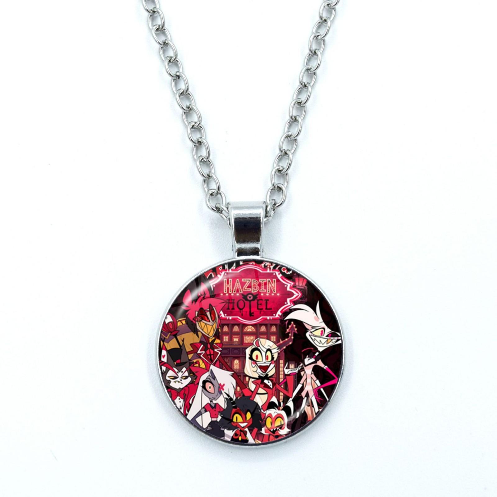 

Hot Anime Merchandise - Women s Necklace And Pendant Accessories - Anime Hotel Pendant One Size