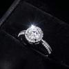 Copper Ring Beautiful For Women Wedding Jewelry Engagement Charm Party Fashion Gift High Quality 5A Zircon Ring