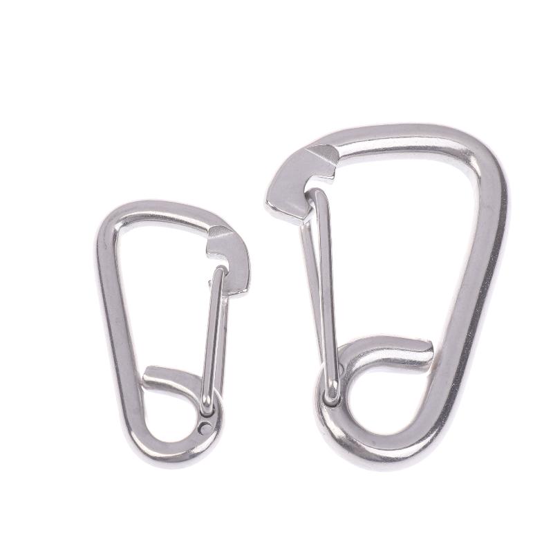 Simple Stainless Steel Scuba Diving Buckle Clip Heavy Duty Camping Carabiner Hooks Outdoor Safety Diving Buckle Clip