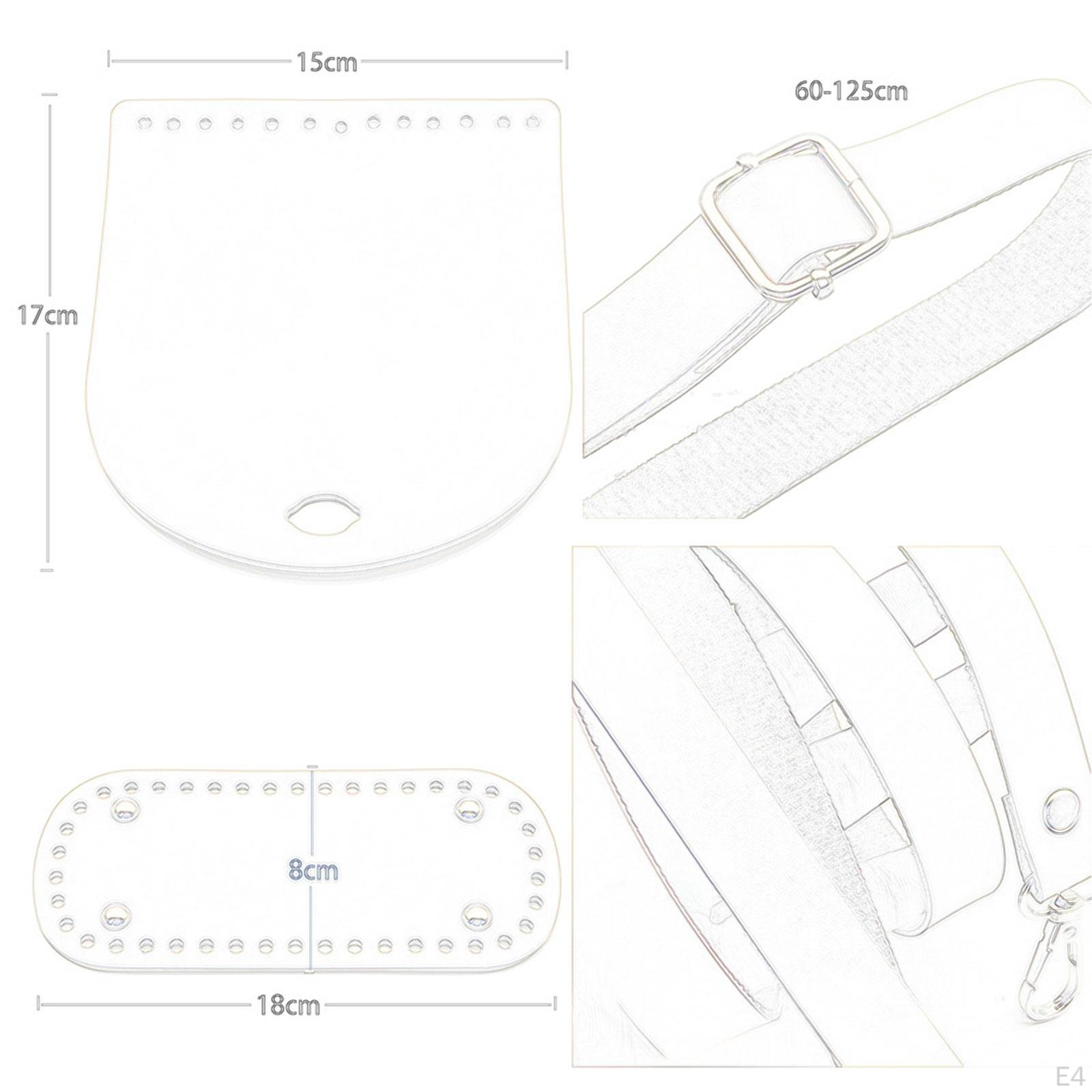 Дно сумки для вязания крючком DIY аксессуары сумка-тоут плечевые части жёлтый — фото 6