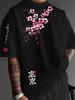 2026 Estivo Best Seller Unisex T-shirt in Puro Cotone Street Casual Moda Comoda Morbida e Traspirante Semplice Motivo Floreale P