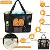 Strandtasche Meeresreise Netz-Strandtasche Große Kapazität Handtuch Sandalen Gitter-Aufbewahrungstasche