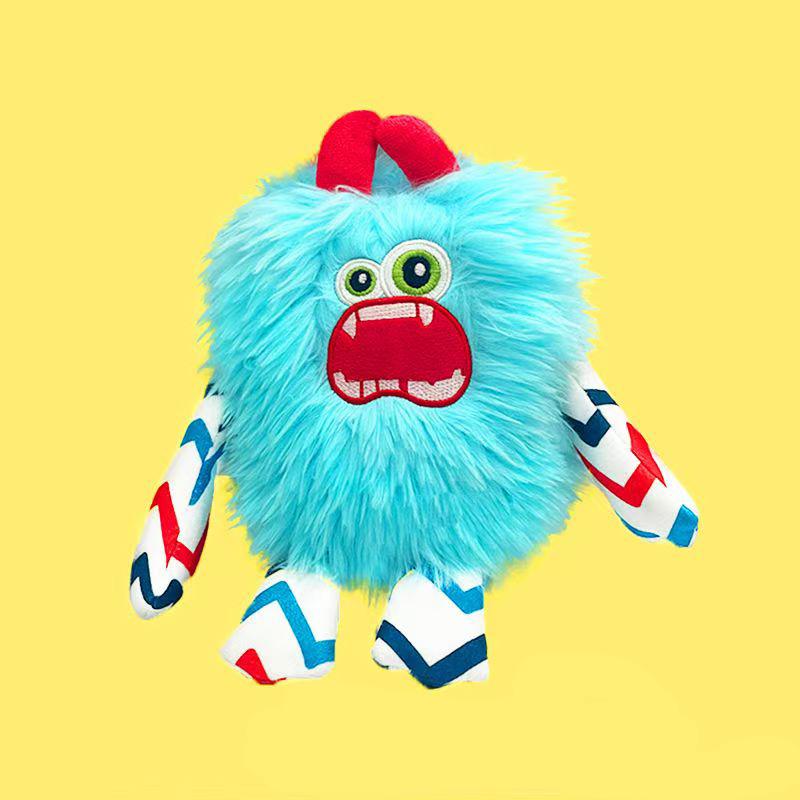 2025 New Pet Dog Plush Cute Cartoon Big Eye Monster Toy, Voice Interaction, Anti Demolition Home, the Perfect Gift for Dogs