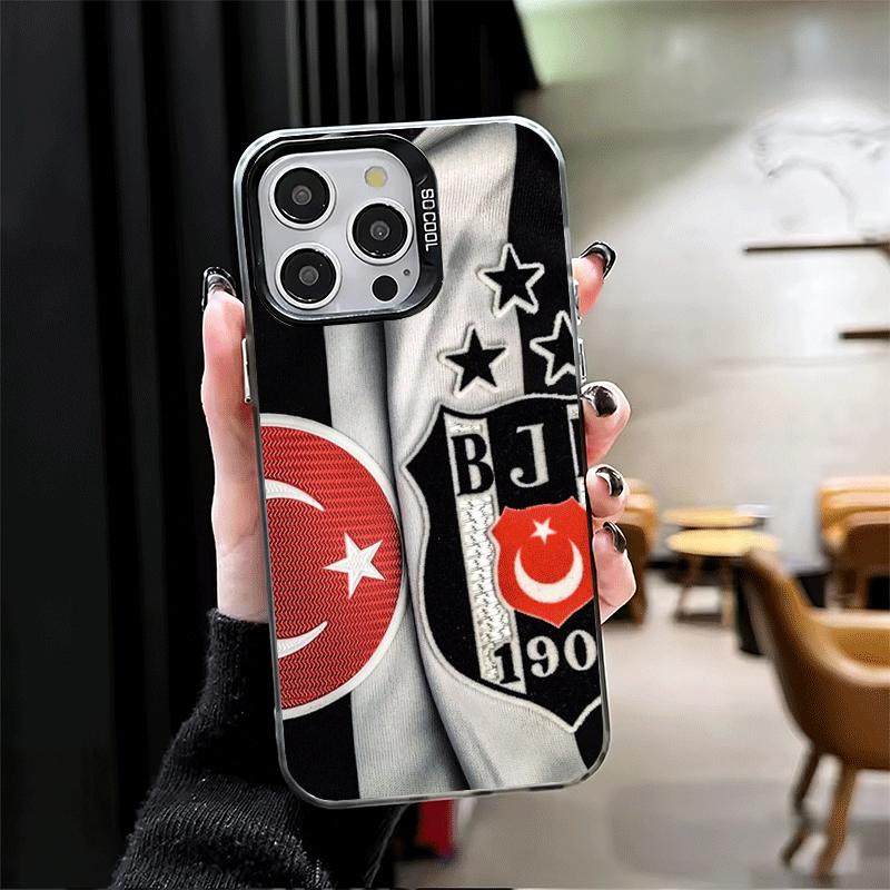 B-Besiktas B-BJK Coque de téléphone souple pour iPhone 15 16 17 Pro Max 17Air 16E 14 Plus 13 12 Mini Coque arrière antichoc