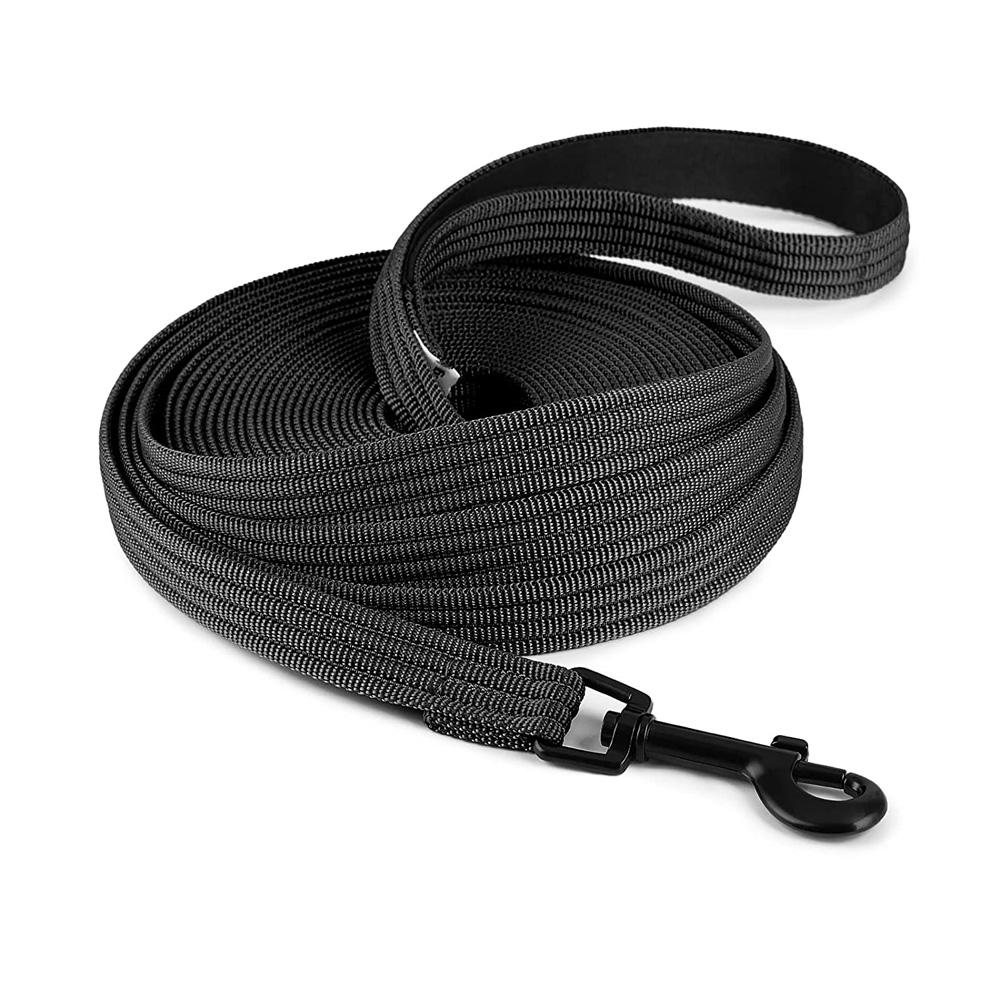 

Нейлоновые поводки для дрессировки собак, поводок для прогулок с домашними животными, длинный шнур, тяговый трос для маленьких и больших собак, 4,5 м, 10 м, 15 м, поводок S(1.9CMX4.5M) чёрный